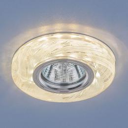 Встраиваемый светильник Elektrostandard 2191 MR16 CL/BL прозрачный/голубой  - 3
