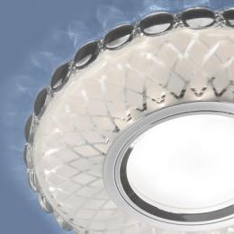 Встраиваемый светильник Elektrostandard 2244 MR16 SL/WH зеркальный/белый  - 2