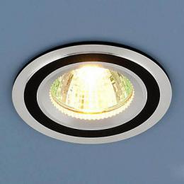Изображение продукта Встраиваемый светильник Elektrostandard 5305 MR16 CH/BK хром/черный 