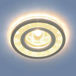Изображение продукта Встраиваемый светильник Elektrostandard 7020 MR16 WH/SL белый/серебро 