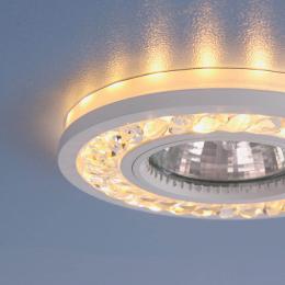 Встраиваемый светильник Elektrostandard 8355 MR16 CL/WH прозрачный/белый  - 4