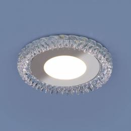 Встраиваемый светодиодный светильник Elektrostandard 9908 LED 8W CL прозрачный  - 4