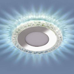 Встраиваемый светодиодный светильник Elektrostandard 9909 LED 8W CL прозрачный  - 3