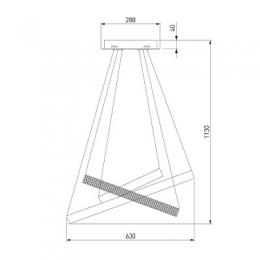 Подвесной светодиодный светильник Eurosvet Smart Posh  - 2