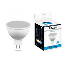 Изображение продукта Лампа светодиодная Feron MR16 G5.3 9W 6400K Грибок матовая LB-560 