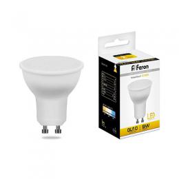 Изображение продукта Лампа светодиодная Feron MR16 GU10 9W 2700K Грибок матовая LB-560 