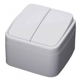 Изображение продукта Выключатель двухклавишный Feron Stekker Basic PSW104220 