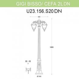Уличный фонарь Fumagalli Gigi Bisso/Cefa 2L Dn  - 3
