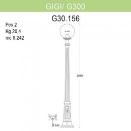 Уличный фонарь Fumagalli Gigi/G300  - 2