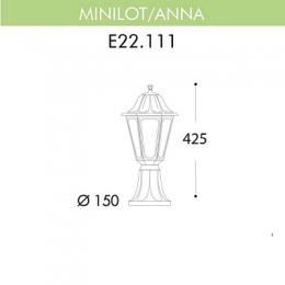 Уличный светильник Fumagalli Minilot/Anna  - 2