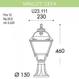 Уличный светильник Fumagalli Minilot/Cefa  - 2