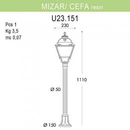 Уличный светильник Fumagalli Mizar.R/Cefa  - 2