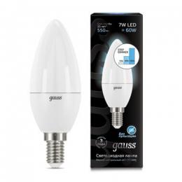 Изображение продукта Лампа светодиодная диммируемая Gauss E14 7W 4100K матовая 