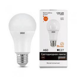 Изображение продукта Лампа светодиодная Gauss E27 12W 3000K матовая 