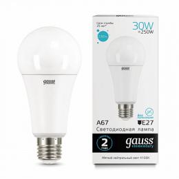 Изображение продукта Лампа светодиодная Gauss E27 30W 4100K матовая 