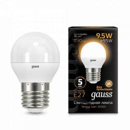 Изображение продукта Лампа светодиодная Gauss E27 9.5W 3000K матовая 
