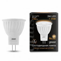 Изображение продукта Лампа светодиодная Gauss GU4 3W 2700K матовая 