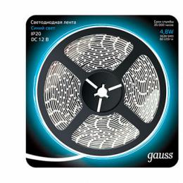 Изображение продукта Светодиодная лента Gauss 4,8W/m 60LED/m 2835SMD синий 5M 