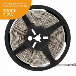 Изображение продукта Светодиодная лента Gauss 7,2W/m 30LED/m 5050SMD теплый белый 5M 
