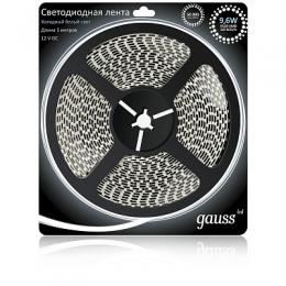 Изображение продукта Светодиодная лента Gauss 9,6W/m 120LED/m 2835SMD холодный белый 5M 