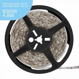 Изображение продукта Светодиодная влагозащищенная лента Gauss 4,8W/m 60LED/m 2835SMD холодный белый 5M 