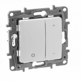 Изображение продукта Диммер кнопочный Legrand Etika без нейтрали 400W белый 