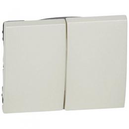 Изображение продукта Клавиша Legrand Galea Life выключателя двойная перламутр 