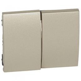 Изображение продукта Клавиша Legrand Galea Life выключателя двойная титановая 