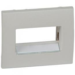 Изображение продукта Лицевая панель Legrand Galea Life розетки RJ45 с держателем этикеток перламутр 