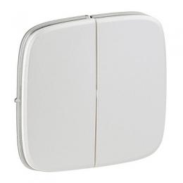 Изображение продукта Лицевая панель Legrand Valena Allure выключателя двухклавишного жемчуг 
