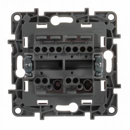 Переключатель двухклавишный Legrand Etika 10A 250V белый  - 3