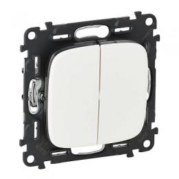Изображение продукта Переключатель двухклавишный Legrand Valena Allure 10А 250В белый 