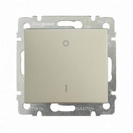 Изображение продукта Переключатель одноклавишный двухполюсный Legrand Valena 10A 250V слоновая кость 