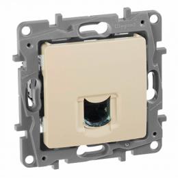Изображение продукта Розетка компьютерная RJ45 Legrand Etika 6 кат UTP слоновая кость 