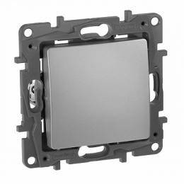 Изображение продукта Выключатель одноклавишный Legrand Etika 10A 250V алюминий 
