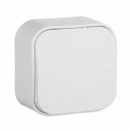 Изображение продукта Выключатель одноклавишный Legrand Quteo 10A 250V белый 