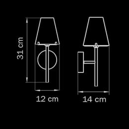 Бра Lightstar Diafano  - 3