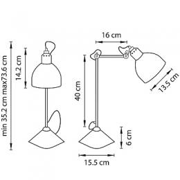 Настольная лампа Lightstar Loft  - 7