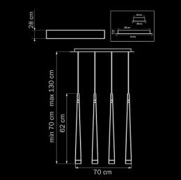 Подвесная люстра Lightstar Meta Duovo  - 2