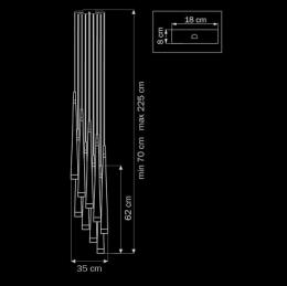 Подвесная люстра Lightstar Meta Duovo  - 2