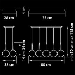 Подвесная люстра Lightstar Simple Light  - 3