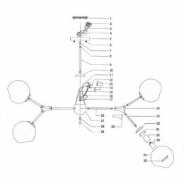 Потолочная люстра Lightstar Beta  - 3