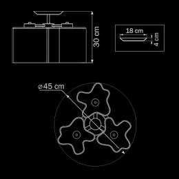 Потолочная люстра Lightstar Nubi  - 3