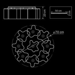 Потолочная люстра Lightstar Nubi  - 3
