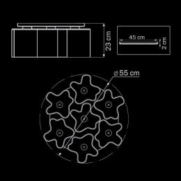 Потолочная люстра Lightstar Nubi Ondoso  - 3