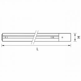 Шинопровод встраиваемый однофазный Lightstar Barra  - 3