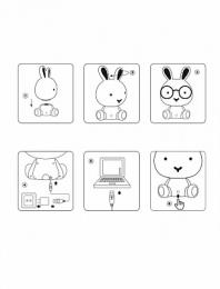 Настольная лампа Lucide Dodo Rabbit  - 4