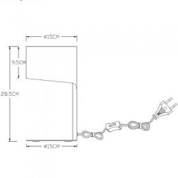 Настольная лампа Lucide Knulle  - 3