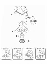 Встраиваемый светильник Lucide Chimney  - 3