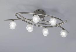 Изображение продукта Потолочная люстра Mantra Loop Satin Nickel 